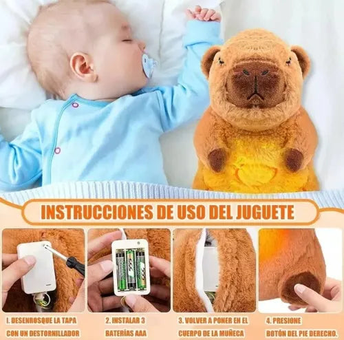 Capibara que respira